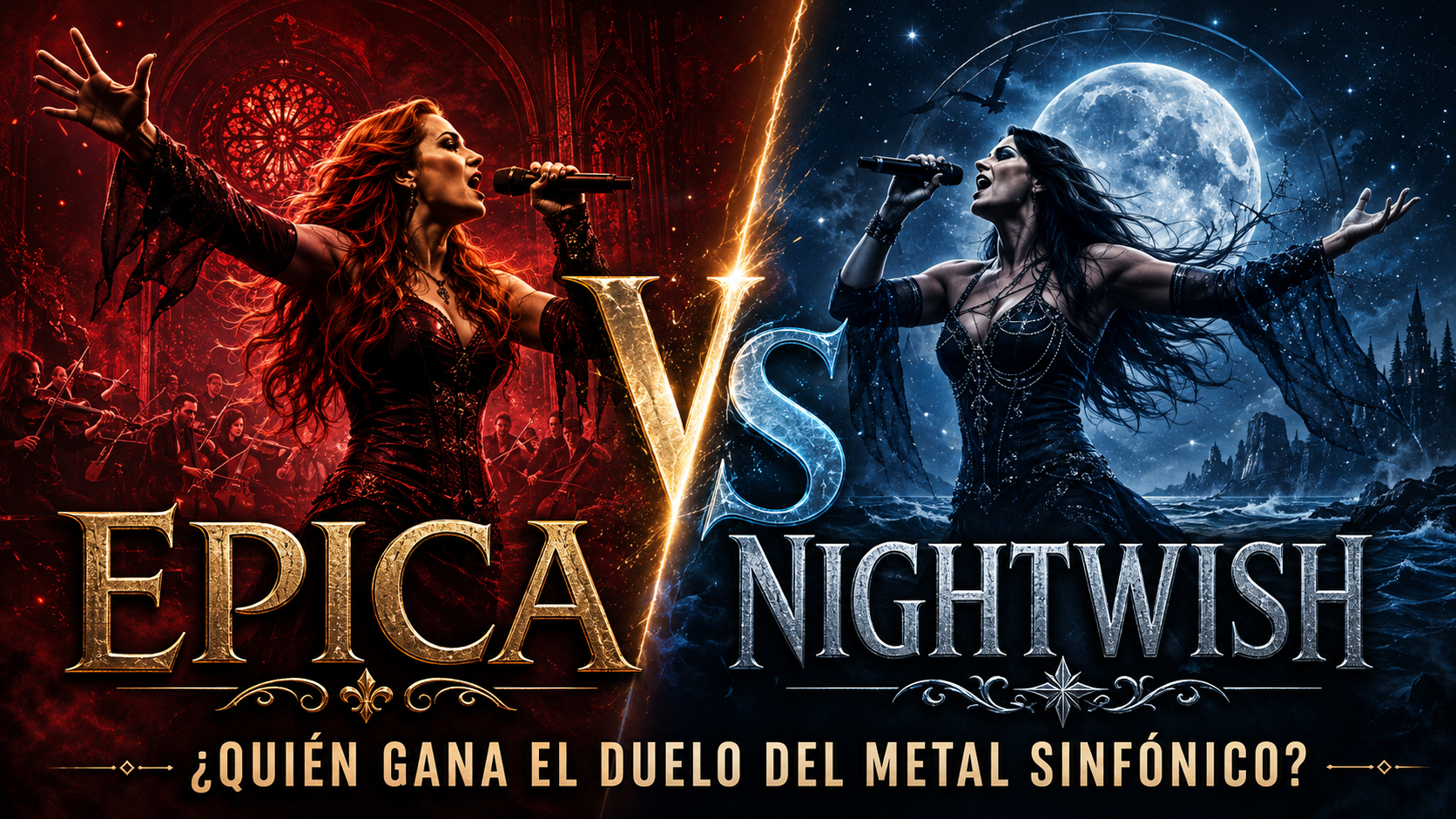 Epica vs Nightwish duelo de metal sinfónico